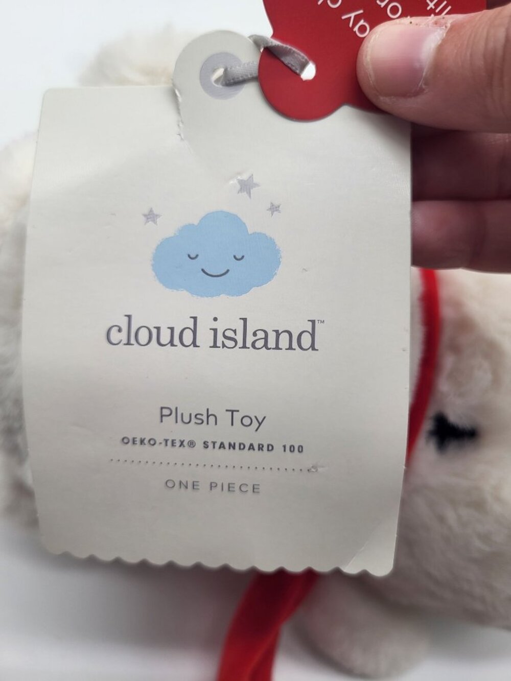 Holiday Snow Bear Plush Stuffed Animal Toy - Cloud Island™ Christmas Soft - Picture 3 of 5